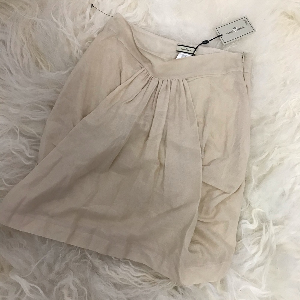 BY MALENE BIRGER Beyana draped cotton-crepe skirt - Picture 2 of 6